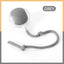New Smart Cat Dog Toys Automatic Rolling Ball Fake Tail Rechargeable Electric Cat Bite Resistant Interactive Toy Pet Products