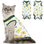 Cat Recovery Suit Kitten Suit E-Collar Alternative for Cats Puppies Small Dogs Abdominal Skin Anti Licking Pajamas Pet Clothing
