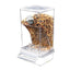 Bird Feeders Parakeet Feeders For Bird Cage Automatic Parrot Feeder Drinker Clear Acrylic Splash-Proof Bird Feeder