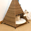 Cat litter tent creative rattan summer kennel cool breathable pet litter four seasons cat litter Internet celebrity cat villa