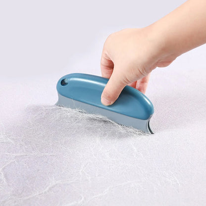 Hair cleaning brush Pet soft rubber tooth comb sticky hair dispenser soft silicone tricolor hair removal brush pet products