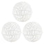 Chicken Safety Ball Cage Spherical 3 Pieces Chicken Cage Pet Safety Cage Ball-Shaped Chicken Hamster Ball Cage Safe Walking Net