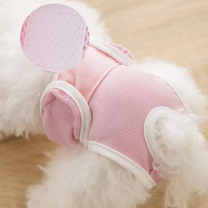 Washable Dog Diapers Pet Physiological Pant Puppy Women's Shorts Underwear Female Dog Diaper Panties Pet Cat Dog Clothes 2024