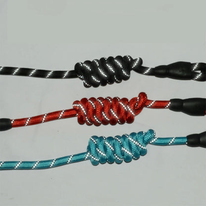 Pet Reflective Leash Nylon Round Leash Explosionproof Punch Leash Dog Walking Round Leash Without Strangulation