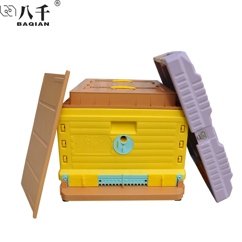 BAQIAN Hot Sale Plastic Bee Hives for Sale 1 Layer 10 Frame Polystyrene Bee Hive Plastic