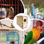 Birds Feed Wind Sheller Wooden Grain Splitter Machine Shell Separator Machine Chaff Blowing Machine Practical Bird Food Skin