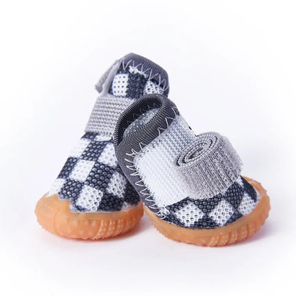 Small Dog Shoes Breathable Dog Shoes for Hot Pavement Pet Puppy Boots & Paw Protectors for Doggies for Hardwood Floors Anti Slip