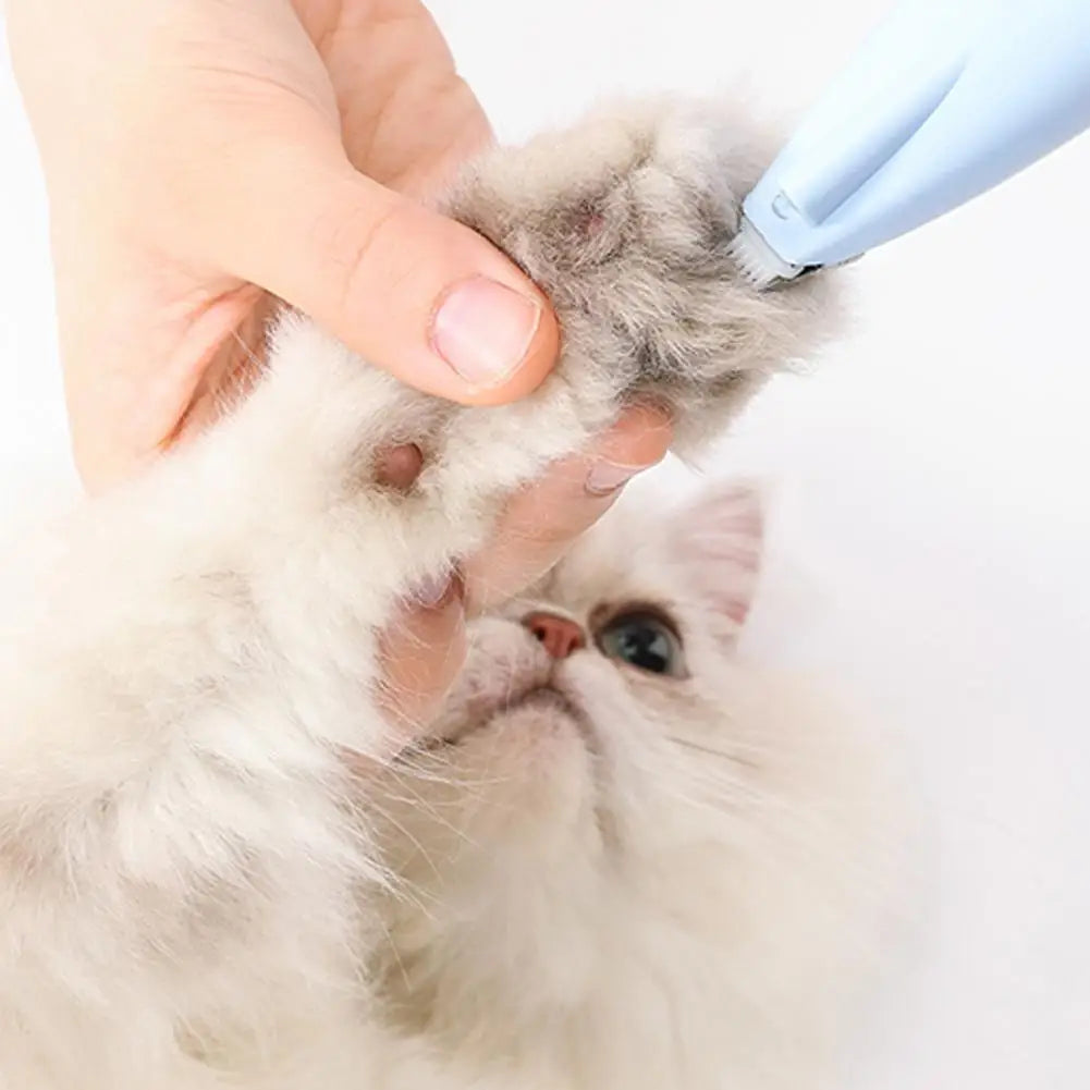 Smart LED Light Pet Electric Shaver Nail USB Charging Anti-Pinch Foot Protection Device Cat Dog Claw Trimmer Efficient
