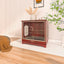 Spot solid wood Chinese dog cage, small and medium-sized Shiba Inu Teddy Corgi special high-end luxury furniture boutique dog ho