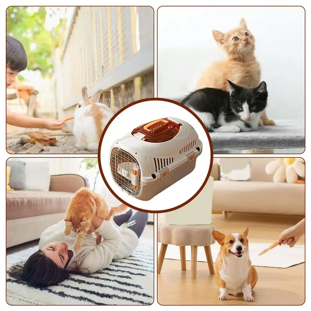Pet Travel Carrier Pet Travel Washable Carrier Pet Travel Washable Carrier Cats Portable Stress-Free Carrier Sturdy Detachable