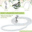 120cm 4ft Custome Pearl Beaded Dog Cat Leash Lead for Small Medium Dogs Puppy Wedding Birthday Party Pet Accessories