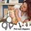 Lighted Dog Nail Clippers LED Dog Nail Cutters With Light Ergonomic Grip Pet Nail Clipper Illuminates Kitten Puppy Beauty Tools