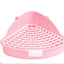 Large Capacity Triangle Toilet Mini Pet Urine Bowl, Placed in The Corner of The Wall Appropriately, A Variety of Color Options