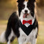 Dog Wedding Bandana Collar Dog Collar Bow Tie Breathable Dog Tuxedo Adjustable Neck Scarf for Weddings Parties Birthdays