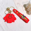 Cartoon Bugs Bunny Doll Keychain Cute Tweety Bird Daffy Duck Porky Pig Key Rings Pendant Accessories for Kids Birthday Gifts