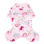 Dinosaurs Dog Pajamas for Small Dogs, Soft One Piece Jumpsuit Lightweight Halloween Puppy Onesie Pet Clothes Doggie Bodysuit