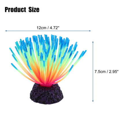 UXCELL Silicone Luminous Plants Glowing Simulation Coral Aquarium Artificial Fluorescence Deco Ornament Fish Tank Accessories
