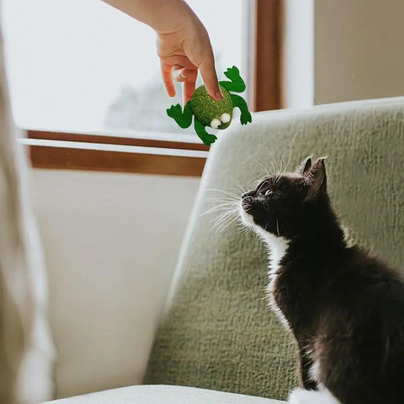 Catnip For Cat Toys Catnip Filled Cartoon Cat Teething Chew Toy Natural Catnip And Silvervine Cat Feather Kicker Toys For Indoor