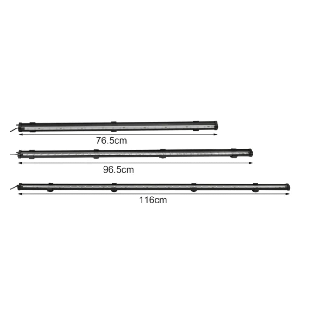 UXCELL 76.5-116CM Aquarium LED Light Full Spectrum Fish Tank 27-36 Light Beads Decor Colorful Lighting Lamp Plant Grow Tools