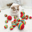 Cat Toy Balls Interactive for Indoor Cats Best Kitten Favorite Gift Soft Foam Ball Chase Quiet Playing Cats Stuff Pet Supplie