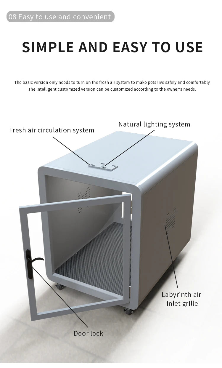Atmosphere Light Plush Portable Disassembled Modular Indoor Dog Other Pet Cages & Houses Product cat Silent Cabinets