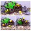 UXCELL Aquarium Hideaway Rock Cave Decoration Parts Resin Fish Shrimps Shelter Pottery House Canister Fish Tank Accessories