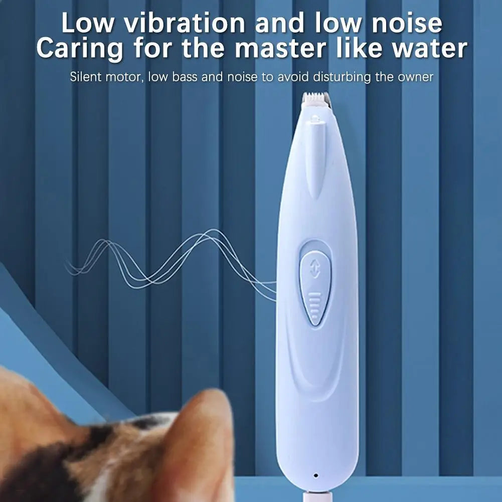 Smart LED Light Pet Electric Shaver Nail USB Charging Anti-Pinch Foot Protection Device Cat Dog Claw Trimmer Efficient