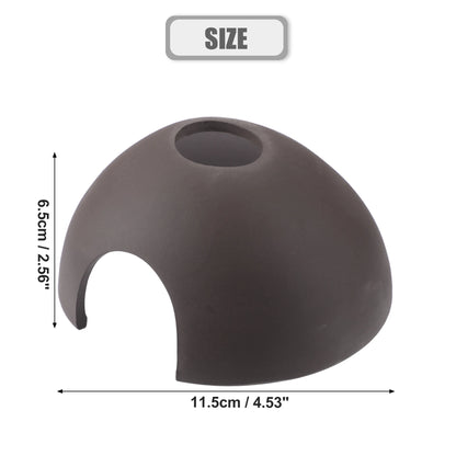 UXCELL Aquarium Hideaway Rock Cave Decoration Parts Resin Fish Shrimps Shelter Pottery House Canister Fish Tank Accessories