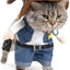 Funny Pet Dog Cat Halloween Costume Dog Cowboy Clothes Pet Dog Costumes for Small Dogs Cosplay Cat Accessories