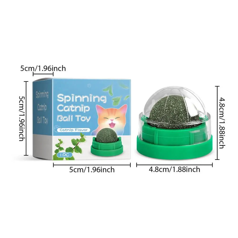 Cat Lick Ball Pet Biting Lick Chew Toys Kitten Catnip Roller Ball Cat Treat Ball To Stimulate Appetite Toys