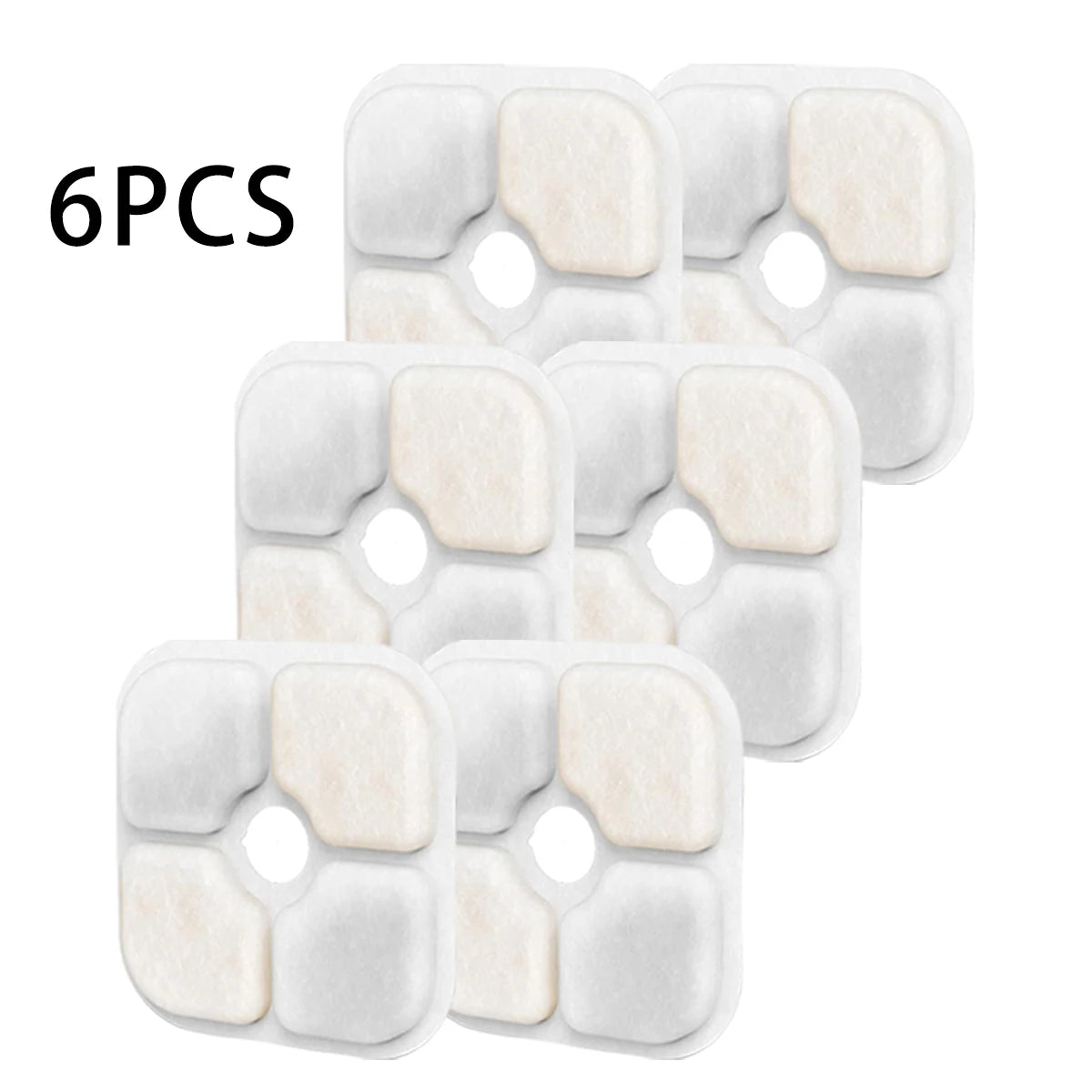Replacement Activated Carbon Filter Cat Dog Drinking Fountain Replaced Filters for Pet Water Fountain Dispenser Accessories