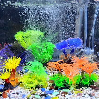 Artificial Underwater Coral  Aquarium Fish Tank Simulation Decoration Aquarium Backgrounds Plants Water Grass Accessories Home