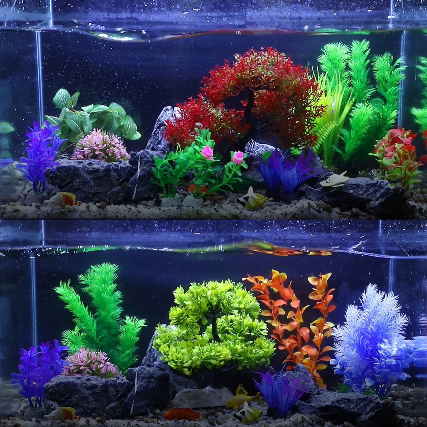 Uxcell Artificial Plants Grass Simulation Water Weeds Ornament Fish Tank Plant Flower Aquarium Grass Decoration Accessories
