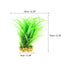 UXCELL Aquarium Artificial Plants Underwater Plastic Water Grass Aquatic Leaves Decoration For Fish Tank Ornament Accessories