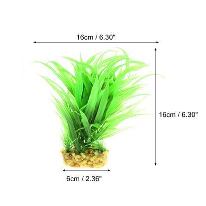 UXCELL Aquarium Artificial Plants Underwater Plastic Water Grass Aquatic Leaves Decoration For Fish Tank Ornament Accessories