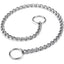 Dog Choke Collar Chew-proof Metal Dog Slip Chain Pinch Collars for Small Medium Large Dogs Training Obedience Pet Chain Collar
