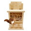 Squirrel Feeders for Outside Wooden Small Pet Window Feeder Nut Bar Feeders Multipurpose Chipmunk Feeder Squirrel Snacker