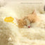 Bed Cats for Winter Warm Houses and Habitats House Accessories Kitten Cushions Beds Dog Puppy Accessory Pet Supplies Mat Goods