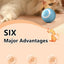 Cat Interactive Ball Smart Pet Cat Toys Indoor Automatic Rolling Magic Ball Electronic Interactive Cat Toy Cat Game Accessories