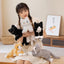 53CM Cute Simulated Cat Doll Plush Toy Stuffed Soft Animal Plush white Gray Kitten Pillow Kids Girls Birthday Gift Pet Toys Deco