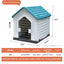 New Dog House Outdoor Waterproof Kennel All Seasons Indoor Dog House Outdoor Rainproof Sunscreen Medium and Large Dogs.