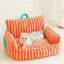 Cats Bed Stripe  Bed Sofa Cushions Plush Houses and Habitats Puppy Pet Kitten Accessories Goods Mat Things Accessory