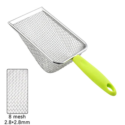 Cat Litter Scoop Metal Cat Litter Shovel Comfortable Handle Scoop For Cats Toilet Cleaning Tools Stainless Steel Cats Shovel