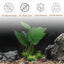 UXCELL Aquarium Plants Artificial Plastic Aquatic Plants Decorative Pet Fish Plants Plastic Ornaments for  Fish Aquatic Pet