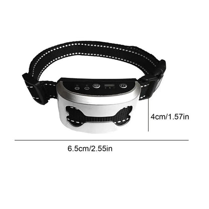 Waterproof IPX4 Auto Anti Barking Collar Vibration Electric Shock Sound Vests Anti Humane Bark Collar Rechargeable ShockSafe Toy