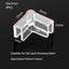 4pcs 5/6/8/10/12/15mm Transparent Anti-collision Fish Tank Corner Protector Adhesive Free Protective Cover Aquarium Accessories