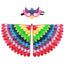 Kids Cosplay Costume Stage Performance Owl Peacock Wings Bird Felt Cape with Mask for Girls Boys Halloween Party Cloak