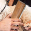 Dog Brush For Short-Haired Dogs Wooden Handle Slicker Brush For Dogs & Cats Cat & Dog Grooming Slicker Brush For Pets Grooming