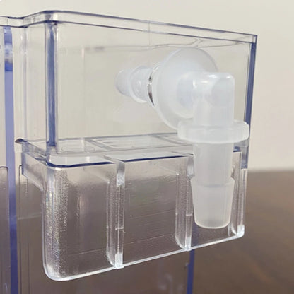 4 in 1 Fish Tank External Filter Box Acrylic Filter Dry and Wet Separation Small Silent External Suspend Aquarium Drip Overflow