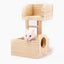 Hamster Natural Wooden House Hamster Climbing Toy Small Pet Toys for Hamster Squirrel Guinea Pig Rat Small Animals Accessories